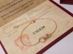 Perfect Replica Cartier Double Ring Bracelet-Rose Gold Diamond